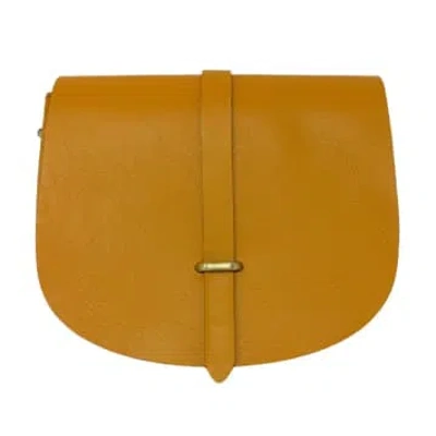 Atelier Marrakech Sam Loop Leather Saddle Bag In Brown