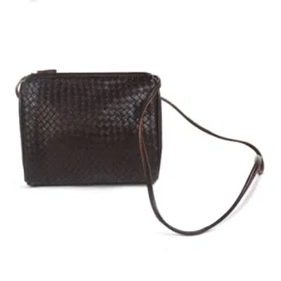 Atelier Marrakech Simone Leather Crossbody Bag Dark Brown