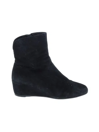 Pre-owned Atelier Mercadal Ankle Boots In Black