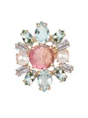 Atelier Mon 14k Yellow Gold Candy Cabana Multi-stone Ring In Brown