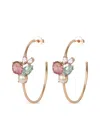 Atelier Mon Candy Cabana Hoop Earrings In Gold