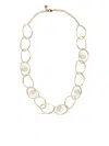 Atelier Mon Grecian Goddess Pearl Necklace In Gold
