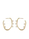 Atelier Mon Pearl Earrings In Gold