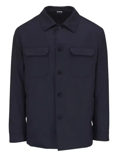 Atelier Munro Buttoned Pocket Jacket In Blue