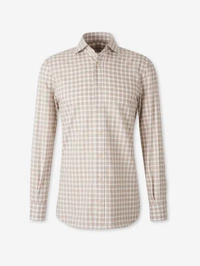Atelier Munro Check Shirt In Brown