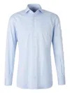 Atelier Munro Classic Button Shirt In Blue