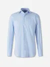 Atelier Munro Check Pattern Shirt In Blue