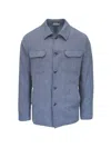 Atelier Munro Flap-pocket Jacket In Blue
