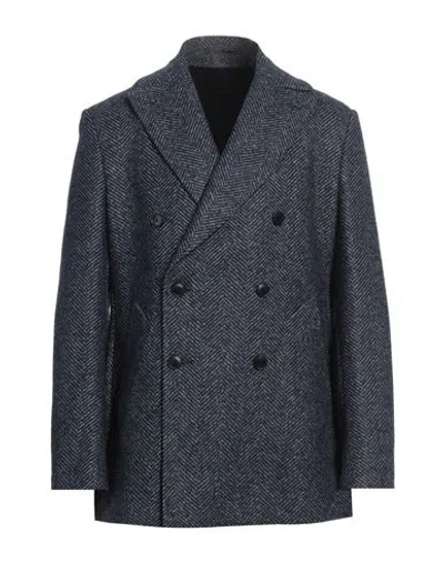 Atelier Munro Man Blazer Midnight Blue Size 46 Wool, Alpaca Wool, Polyamide