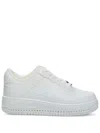 Atelier New York Flatform Sneakers In White