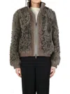 Atelier New York Shearling Jacket In Grey