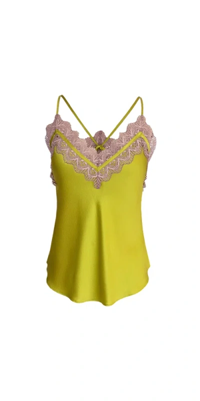 Atelier Nuisette The Camisette Top In Yellow