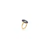 Atelier Petites Pierres Women's Gold / Blue Meridian - Ovale Eye Ring