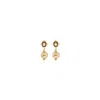 Atelier Petites Pierres Women's Gold / Brown Scaraburg - Dangle Earrings