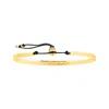 Atelier Petites Pierres Women's Gold Dreamer- Thin Cuff Bracelet