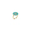 Atelier Petites Pierres Women's Gold Guardian - Multicolor Eye Ring