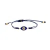 Atelier Petites Pierres Women's Gold Mini Blue - Evil Eye Bracelet