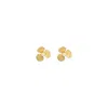 Atelier Petites Pierres Women's Gold Pearly Clover - Studs