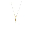 Atelier Petites Pierres Women's Gold / Rose Gold Ariel - Mermaid Necklace