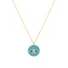 Atelier Petites Pierres Women's Gold / Rose Gold Cielo - Eye Pendant