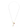 Atelier Petites Pierres Women's Gold / Rose Gold Lucky Coi - Fish Pendant Necklace