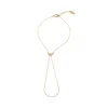 Atelier Petites Pierres Women's Gold / Rose Gold Mini Luna - Hand Chain