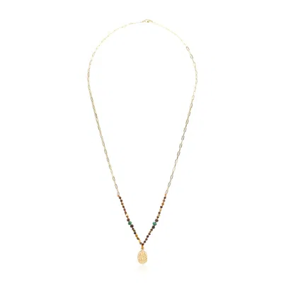 Atelier Petites Pierres Women's Gold / Rose Gold Serenity - Natural Bead Necklace