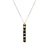 Atelier Petites Pierres Women's Gold / Rose Gold / Silver Luckyou - Black - Pendant Necklace