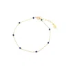 Atelier Petites Pierres Women's Rose Gold / Gold Echo - Beaded Anklet