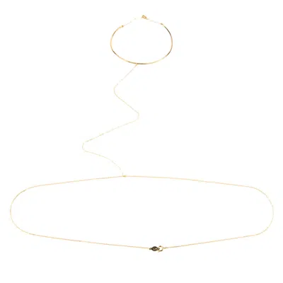 Atelier Petites Pierres Women's Rose Gold / Gold Fine Line - Body Necklace