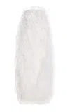 Atelier Prabal Gurung Hand-feathered Satin-faced Organza Maxi Dress In Neutral