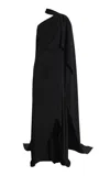 Atelier Prabal Gurung Harlyn Single-sleeve Gown In Black