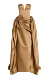 Atelier Prabal Gurung Nikki Ball Gown In Brown