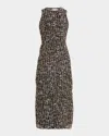 Atelier Prabal Gurung Paillette Boucle Sleeveless Tube Dress In Multi