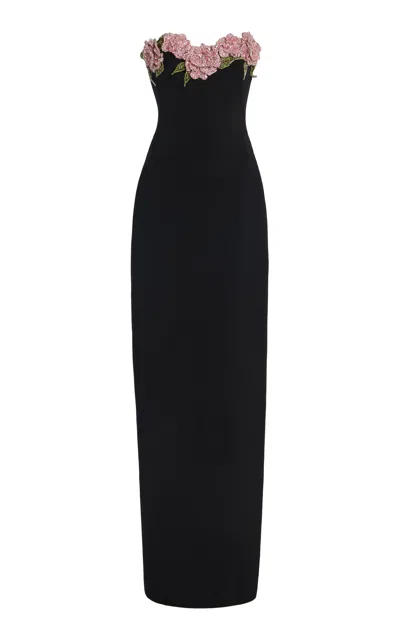Atelier Prabal Gurung Sequined Gown In Black