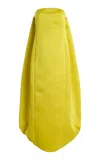 Atelier Prabal Gurung Strapless Double-faced Satin Maxi Dress In Yellow
