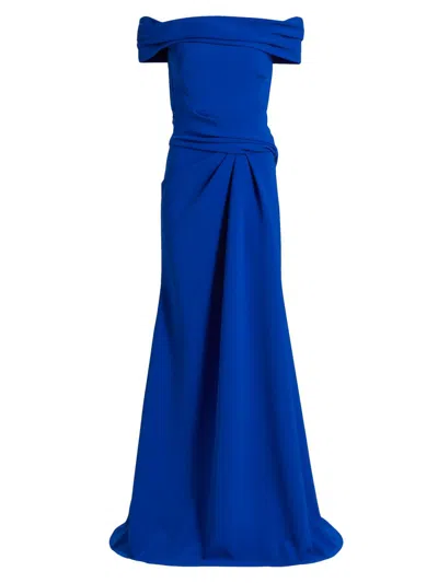 Atelier Prabal Gurung Women's Susan Draped Off-the-shoulder Gown In Multi