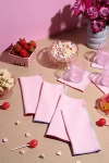 Atelier Saucier Blush Linen Napkin Set In Candy Crush At Urban Outfitters
