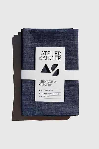 Atelier Saucier Denim Napkin Set