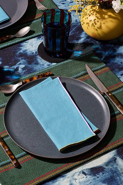 Atelier Saucier Double-sided Placemat In Green At Urban Outfitters