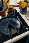 Atelier Saucier Double-sided Placemat In Yearbook Stripe At Urban Outfitters