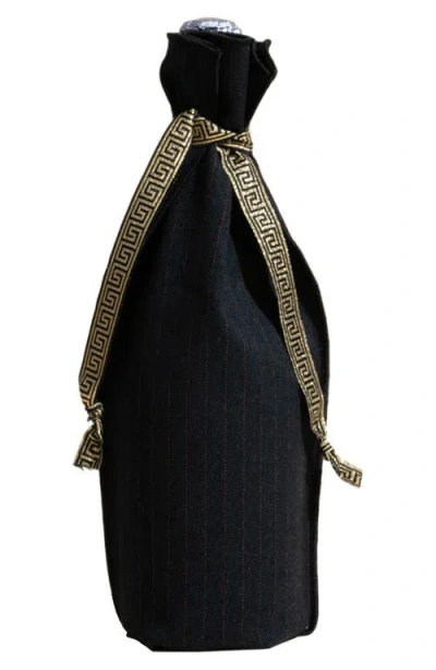 Atelier Saucier Grecian Bottle Bag In Navy