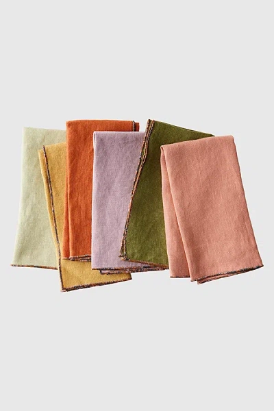 Atelier Saucier Mix-and-match Chroma Napkin Set In Chroma At Urban Outfitters