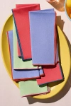Atelier Saucier Napkin Set In Party Wave: Twill Linen At Urban Outfitters