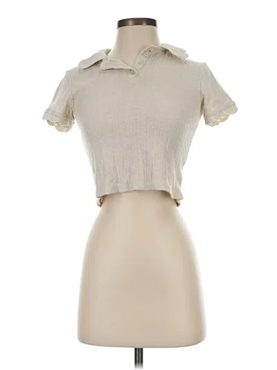 Pre-owned Atelier Short Sleeve Turtleneck In Brown