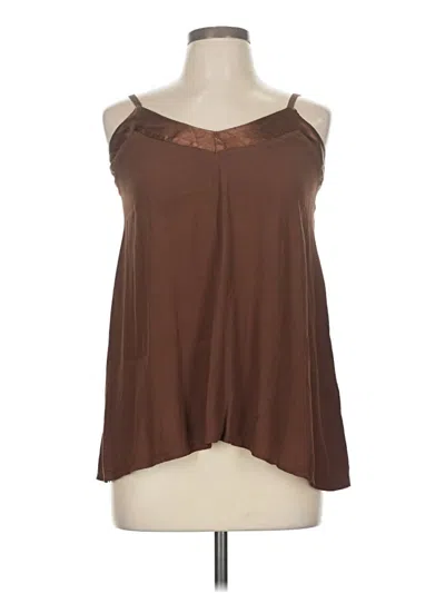 Pre-owned Atelier Sleeveless Top Brown Strapless Neckline Tops