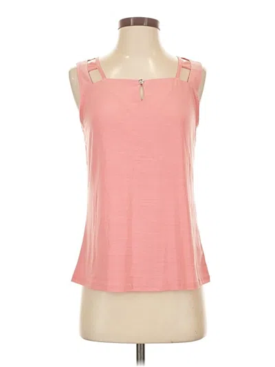 Pre-owned Atelier Sleeveless Top Pink Keyhole Neckline Tops