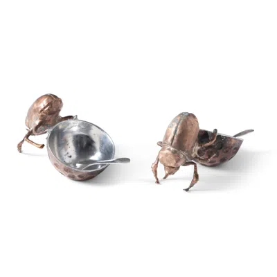 Atelier Terra Madre Gold Khepri Salt And Pepper In Pink