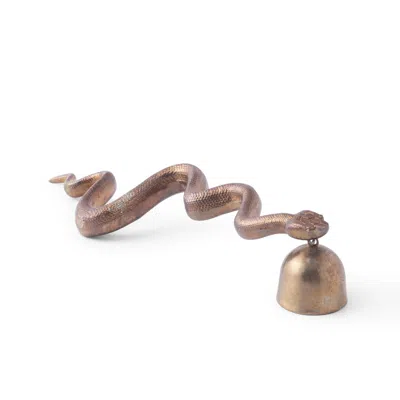 Atelier Terra Madre Gold Serpentis Candle Snuffer With Cast Bronze Snake