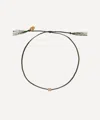Atelier Vm 18ct Gold Lucy Green Cotton Bracelet